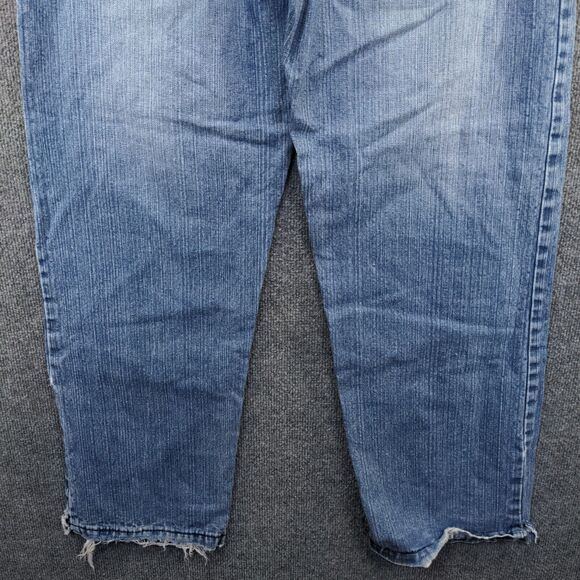 Southpole Men's Straight Jeans Size 32 Blue Embroidered 5-Pocket Medium Wash - Picture 6 of 15